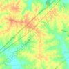 Atoka topographic map, elevation, terrain