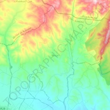 Jimla topographic map, elevation, terrain