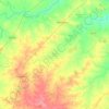 Simga Tahsil topographic map, elevation, terrain