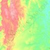 Bonito topographic map, elevation, terrain