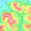 Pyecombe topographic map, elevation, terrain