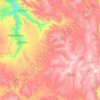 Sacsamarca topographic map, elevation, terrain