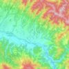 Vicchio topographic map, elevation, terrain