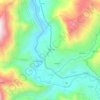 Tinco topographic map, elevation, terrain