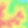 Lusambo topographic map, elevation, terrain