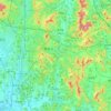 Cheoin-gu topographic map, elevation, terrain