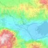 Municipal Unit of Lamia topographic map, elevation, terrain