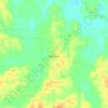 Mosses topographic map, elevation, terrain
