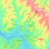 Encarnación topographic map, elevation, terrain