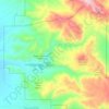 Chiricahua National Monument topographic map, elevation, terrain