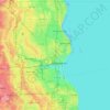 Milwaukee topographic map, elevation, terrain