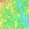 West Blocton topographic map, elevation, terrain