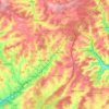 Ahorn topographic map, elevation, terrain