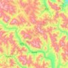 类乌齐镇 topographic map, elevation, terrain