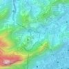 Cosme Velho topographic map, elevation, terrain