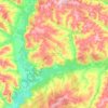 Киясовский район topographic map, elevation, terrain