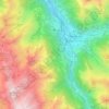 Sazos topographic map, elevation, terrain