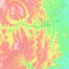 Ubaíra topographic map, elevation, terrain