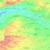 Dhule District topographic map, elevation, terrain