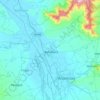 Bijbehara topographic map, elevation, terrain