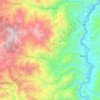 Anzá topographic map, elevation, terrain