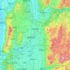 Nara topographic map, elevation, terrain
