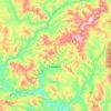 象明彝族乡 topographic map, elevation, terrain