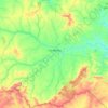 Condeúba topographic map, elevation, terrain