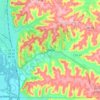 Town of Shelby topographic map, elevation, terrain