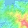 Franza topographic map, elevation, terrain