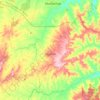 Jacaraú topographic map, elevation, terrain
