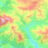 Mercedes Sur topographic map, elevation, terrain