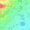Kliszów topographic map, elevation, terrain