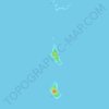 Nagashima Island topographic map, elevation, terrain