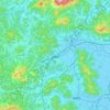 Takeo topographic map, elevation, terrain