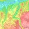 Līgatne topographic map, elevation, terrain