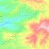 La Encarnación topographic map, elevation, terrain
