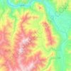 Khash topographic map, elevation, terrain