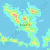 Sideia Island topographic map, elevation, terrain
