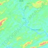 Italva topographic map, elevation, terrain