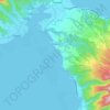 Toahotu topographic map, elevation, terrain