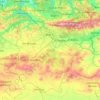 Bouira topographic map, elevation, terrain