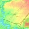 Messy topographic map, elevation, terrain