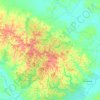 Minas topographic map, elevation, terrain