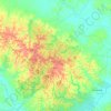 Kecamatan Minas topographic map, elevation, terrain