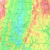 Capitol Planning Region topographic map, elevation, terrain