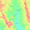 Huépac topographic map, elevation, terrain