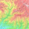 Rasuwa topographic map, elevation, terrain