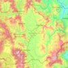 Pelagonia Region topographic map, elevation, terrain