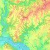 Darnestown topographic map, elevation, terrain